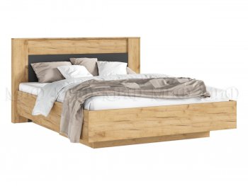 Кровать парящая Остин крафт/графит (Миф) в Качканаре - kachkanar.mebel-e96.ru