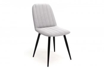 Стул Остин полоса, велюр Ultra Dove (светло-серый), (4шт) (Вудман) в Качканаре - kachkanar.mebel-e96.ru