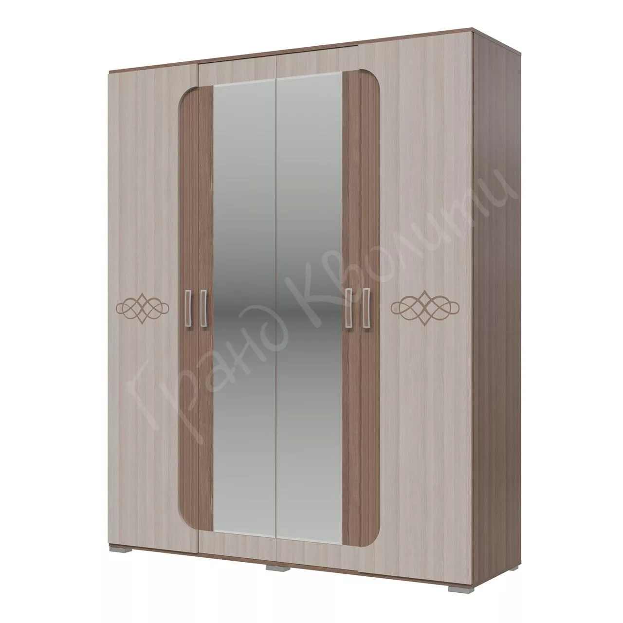 Шкаф 4-х дверный 1800 Пальмира(ГК) в Качканаре - kachkanar.mebel-e96.ru