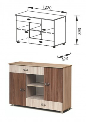 ПМ-11Комод Юниор-6 в Качканаре - kachkanar.mebel-e96.ru