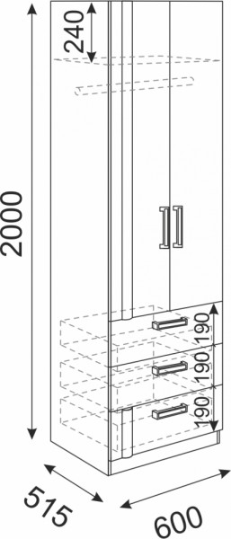 Подростковая мебель Волкер модульная (Риннер) в Качканаре - kachkanar.mebel-e96.ru