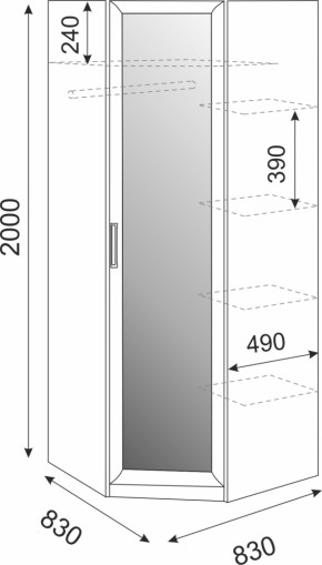 Подростковая мебель Волкер модульная (Риннер) в Качканаре - kachkanar.mebel-e96.ru