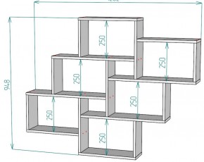 Полка S12 (ДМ) в Качканаре - kachkanar.mebel-e96.ru