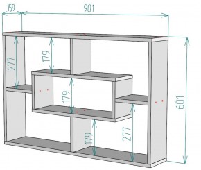 Полка S40 (Белый) в Качканаре - kachkanar.mebel-e96.ru