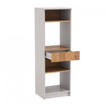 Стеллаж 89.20 Прайм (низкий с ящиком) (Олмеко) в Качканаре - kachkanar.mebel-e96.ru