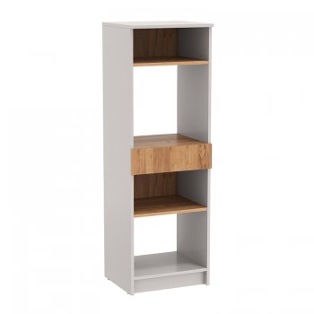 Стеллаж 89.20 Прайм (низкий с ящиком) (Олмеко) в Качканаре - kachkanar.mebel-e96.ru