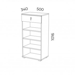 Прихожая Зетта (модульная) в Качканаре - kachkanar.mebel-e96.ru