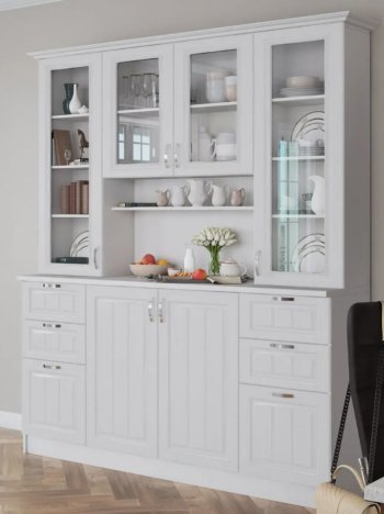 Буфет Прованс-016 (Текс) в Качканаре - kachkanar.mebel-e96.ru