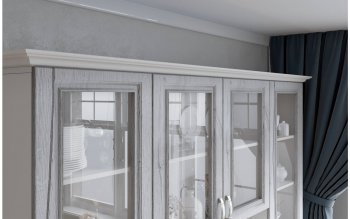 Буфет Прованс-016 (Текс) в Качканаре - kachkanar.mebel-e96.ru