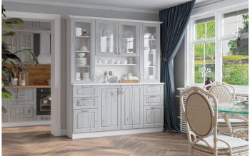 Буфет Прованс-016 (Текс) в Качканаре - kachkanar.mebel-e96.ru
