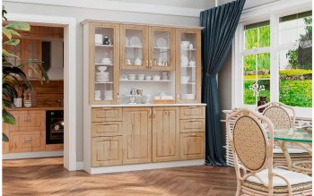 Буфет Прованс-016 (Текс) в Качканаре - kachkanar.mebel-e96.ru