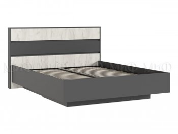 Кровать парящая Роджина графит/крафт белый (Миф) в Качканаре - kachkanar.mebel-e96.ru | фото