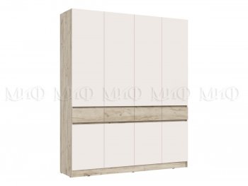 Спальный гарнитур Роджина крафт серый/кашемир, модульный (Миф) в Качканаре - kachkanar.mebel-e96.ru