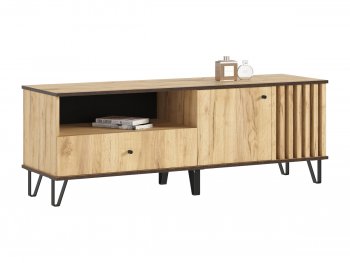 Тумба ТВ (1500) Роджина дуб крафт (Миф) в Качканаре - kachkanar.mebel-e96.ru