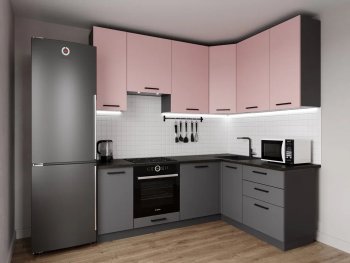 Угловой кухонный гарнитур Роза 2200*1600 мм Sanvut в Качканаре - kachkanar.mebel-e96.ru