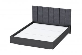 Кровать Шарм (арт.031М1) настил, Антрацит (Диал) в Качканаре - kachkanar.mebel-e96.ru | фото
