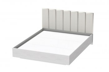 Кровать Шарм (арт.031), настил, экокожа Sontex Milk (Диал) в Качканаре - kachkanar.mebel-e96.ru | фото