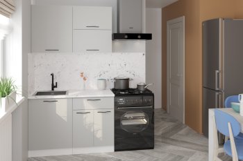 Кухонный гарнитур Шелли лайт 1200 мм (Герда) в Качканаре - kachkanar.mebel-e96.ru