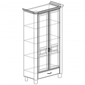 Шкаф 2-дверный Элли 571 (Яна) в Качканаре - kachkanar.mebel-e96.ru