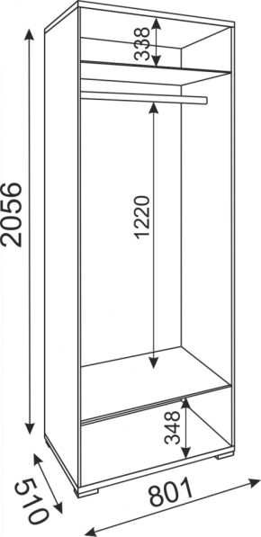 Шкаф 2-х дверный Тиффани М01 (Риннер) в Качканаре - kachkanar.mebel-e96.ru