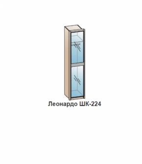 Шкаф ЛЕОНАРДО (ШК-224) Бодега белая в Качканаре - kachkanar.mebel-e96.ru | фото