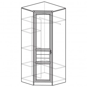 Шкаф угловой Лира 50 (Яна) в Качканаре - kachkanar.mebel-e96.ru