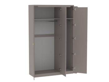 Шкаф 1400 мм 3-дверный Сиде (СБК) в Качканаре - kachkanar.mebel-e96.ru