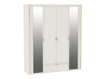 Спальный гарнитур Сиде Белый, модульный (СБК) в Качканаре - kachkanar.mebel-e96.ru
