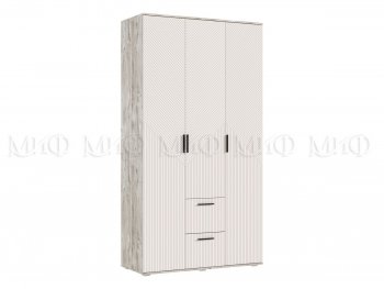Шкаф 1200 мм Сильвия, дуб юкон/кашемир (Миф) в Качканаре - kachkanar.mebel-e96.ru