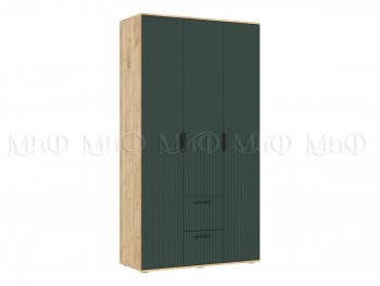 Шкаф 1200 мм Сильвия, крафт/грин (Миф) в Качканаре - kachkanar.mebel-e96.ru