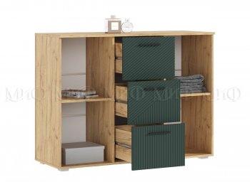 Комод Сильвия, крафт/грин (Миф) в Качканаре - kachkanar.mebel-e96.ru