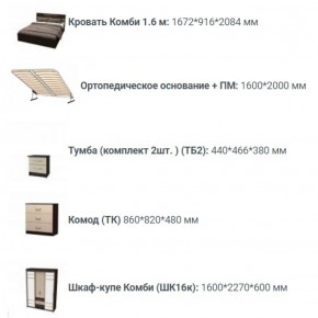 Спальный гарнитур Юнона модульный (Гор) в Качканаре - kachkanar.mebel-e96.ru