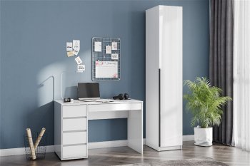 Стол компьютерный №13+пенал ШК-5 (СВ) в Качканаре - kachkanar.mebel-e96.ru