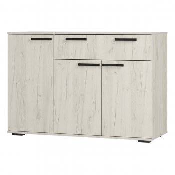 Комод Стандарт 4 NEW крафт белый (БТС) в Качканаре - kachkanar.mebel-e96.ru