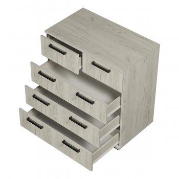 Комод Стандарт №5 NEW крафт белый (БТС) в Качканаре - kachkanar.mebel-e96.ru