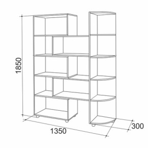 Стеллаж 2 (Мебельсон) в Качканаре - kachkanar.mebel-e96.ru