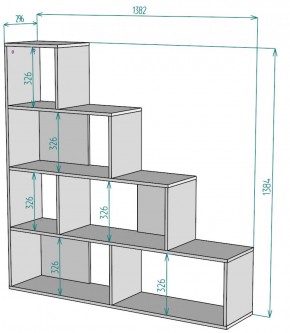 Стеллаж S65 (Графит) в Качканаре - kachkanar.mebel-e96.ru