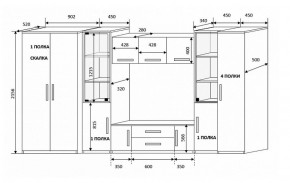 Стенка Вега 3 в Качканаре - kachkanar.mebel-e96.ru