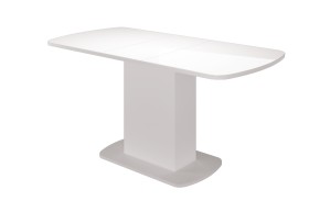 Стол обеденный Соренто 2 раздвижной (Белый) в Качканаре - kachkanar.mebel-e96.ru