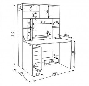 Стол-трансформер Для отличника (Риннер) в Качканаре - kachkanar.mebel-e96.ru