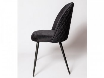 Стул С 820 Черный вельвет (ЦМ) в Качканаре - kachkanar.mebel-e96.ru