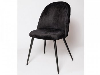 Стул С 820 Черный вельвет (ЦМ) в Качканаре - kachkanar.mebel-e96.ru