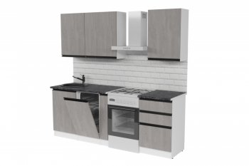Кухонный гарнитур Сюита стандарт 1600 мм (Герда) в Качканаре - kachkanar.mebel-e96.ru