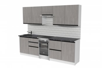 Кухонный гарнитур Сюита мега 2500 мм (Герда) в Качканаре - kachkanar.mebel-e96.ru