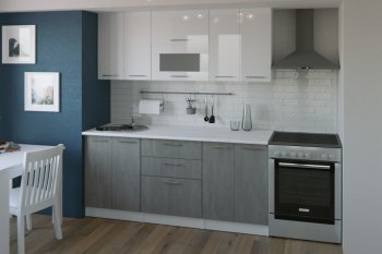 Кухонный гарнитур Терция макси 2 1800 мм (Герда) в Качканаре - kachkanar.mebel-e96.ru
