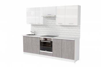 Кухонный гарнитур Терция базис 2400 мм (Герда) в Качканаре - kachkanar.mebel-e96.ru