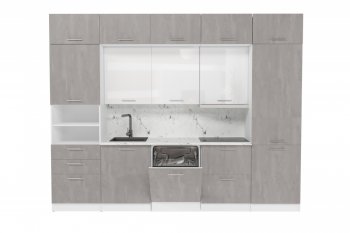 Кухонный гарнитур Терция экстра 5 3000 мм (Герда) в Качканаре - kachkanar.mebel-e96.ru