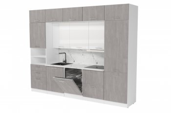 Кухонный гарнитур Терция экстра 5 3000 мм (Герда) в Качканаре - kachkanar.mebel-e96.ru
