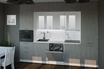 Кухонный гарнитур Терция экстра 5 3000 мм (Герда) в Качканаре - kachkanar.mebel-e96.ru