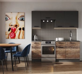 Кухонный гарнитур Трансильвания 2000 мм в Качканаре - kachkanar.mebel-e96.ru